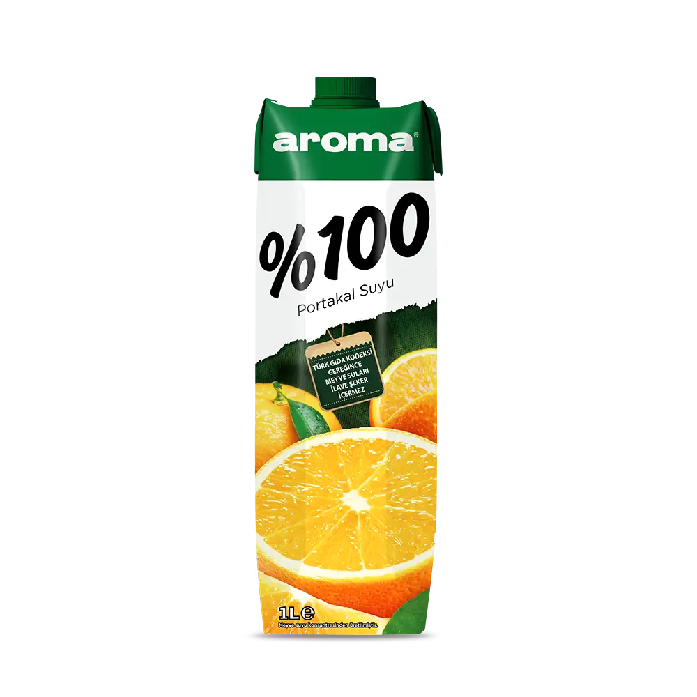 aroma %100 portakal suyu 1lt