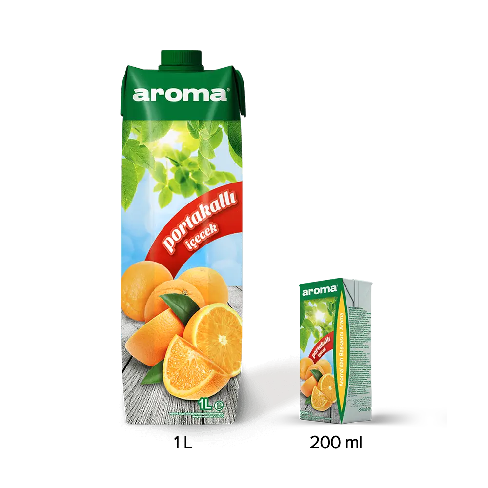 aroma portakallı içecek